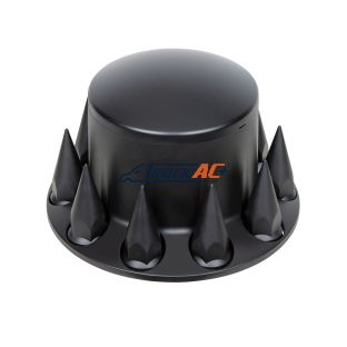 Dome Rear Axle Cover With 33mm Spike Thread-On Nut Covers - Matte Black - United Pacific 10342