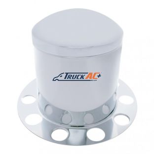 Stainless Dome Rear Axle Cover 3PC Kit For 1-1/2" Nut Cover - Aluminum Wheel - United Pacific 21213