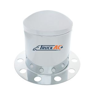 Stainless Dome Rear Axle Cover 3PC Kit For 33mm Nut Cover - Steel/Aluminum Wheel - United Pacific 21221