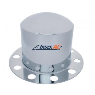 Stainless Dome Rear Axle Cover 2PC Kit For 33mm Nut Cover - Steel/Aluminum Wheel - United Pacific 21223