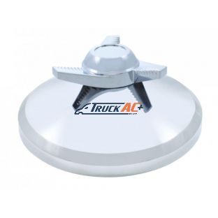8" Chrome Cover With 3 Bar Spinner For UP Rear Axle Cover - Right Swing Bars - United Pacific 10270B