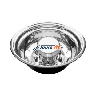 24-1/2" O.D. Stainless Rear Wheel Simulator Set - 2 Vent Hole, Stud Piloted - United Pacific 20303