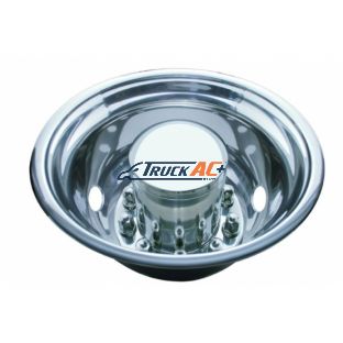 22-1/2" O.D. Stainless Rear Wheel Simulator Set - 2 Vent Hole, Hub Piloted - United Pacific 20314