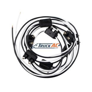 8 Count 2-Prong Male Bullet Plugs 16G Wire Harness - 7" Lead Between Plugs - United Pacific 34247