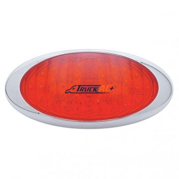 40 LED Oval Phantom III Light (Stop, Turn & Tail) - Red LED/Red Lens - United Pacific 38215